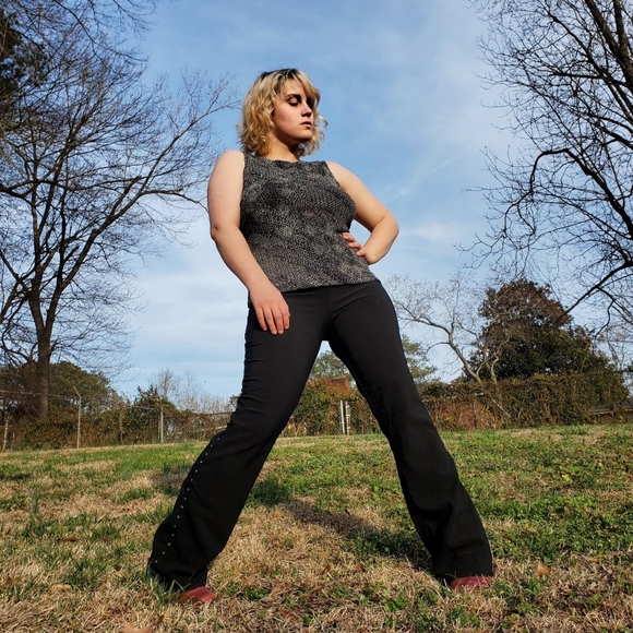 1990s Vintage Sleeveless Shirt by I.N. Studio - Picture 2 of 4